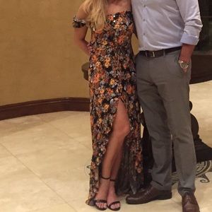 Off the shoulder floral dress